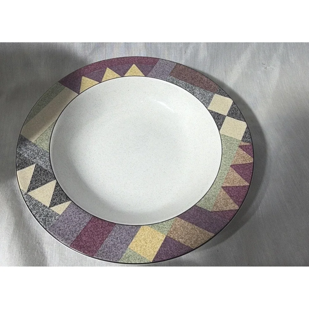 Mikasa Studio‎ Nova Palm Desert 8.25" Rim Soup Bowls/Design by Nancy Green